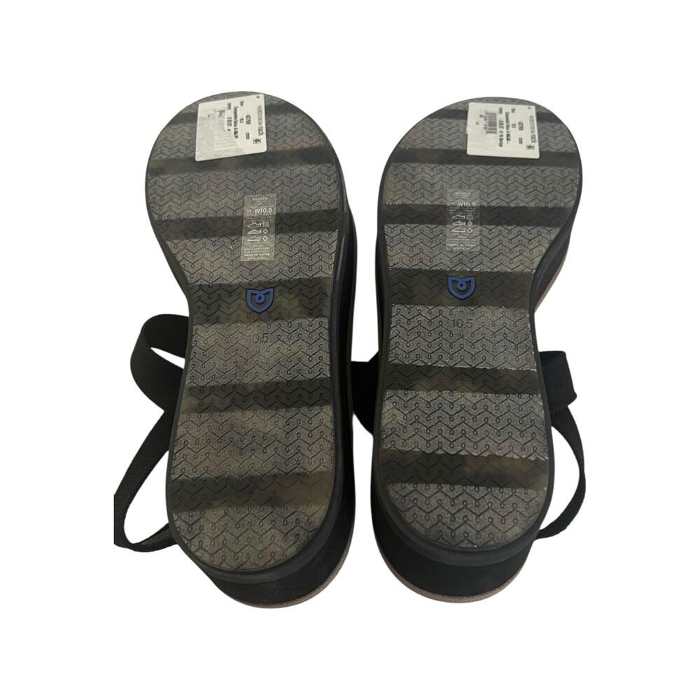 Rothy's The Lightweight Wedge Sandal In Black Size 10.5 - Picture 10 of 12